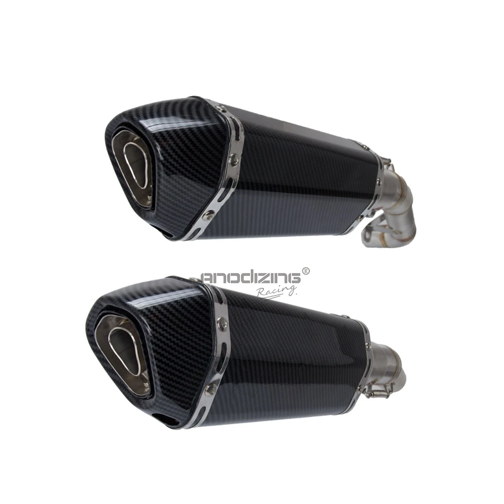 Выхлопная система мотоцикла без шнуровки средняя труба для KAWASAKI Z1000 2007 2008 2009