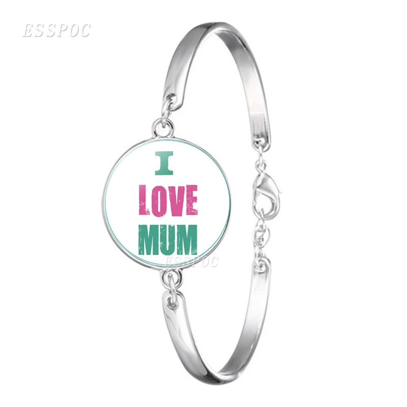 Женский браслет с надписью Best Mom|Браслеты шармами| |