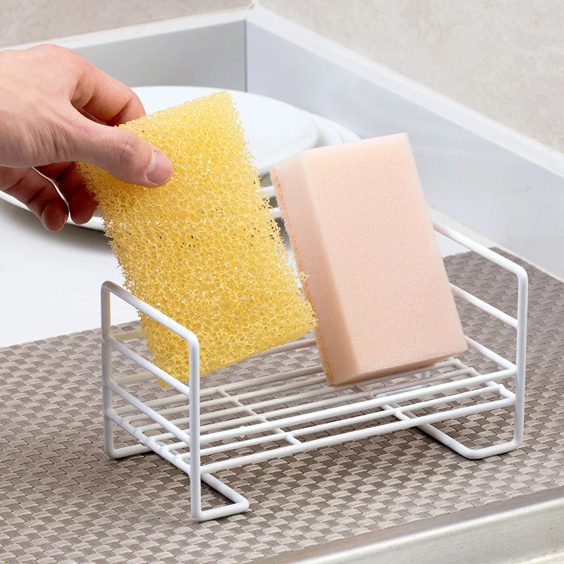 Promotion! Wrought Iron Sponge Storage Rack Pool Shelf Home Kitchen Countertop Sink Rag Debris Drain Floor Type | Дом и сад