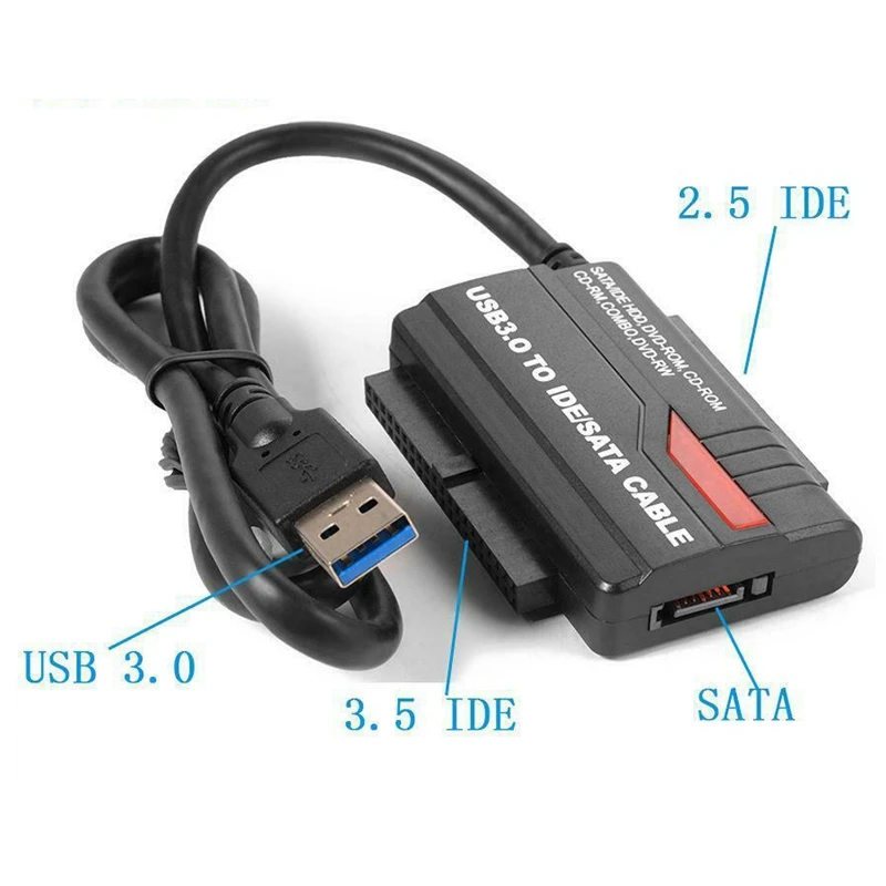 Usb 3 0 для Ide Sata 2 5 дюймов Hdd жесткий диск адаптер конвертер кабель Au Plug|Адаптеры карт