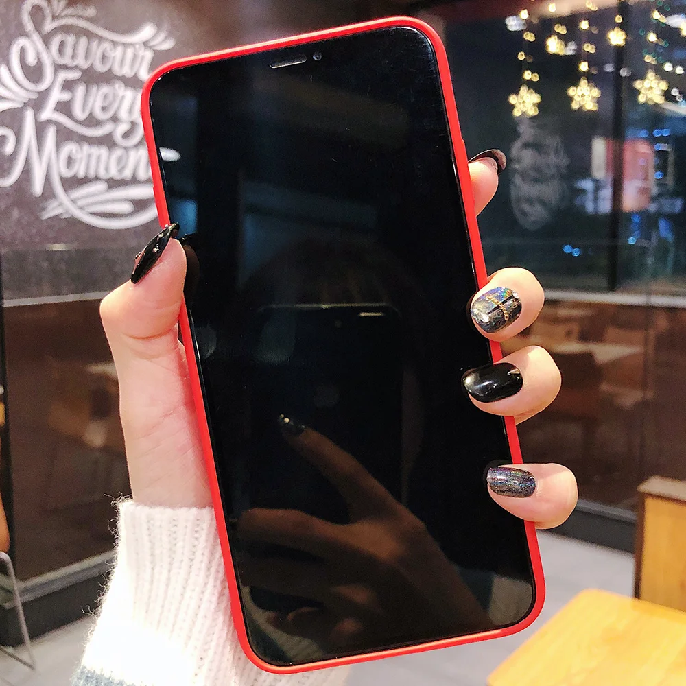 Чехол для телефона с блестками CD iPhone 11 Pro 7 8 6S 6 Plus чехлы конфетных цветов