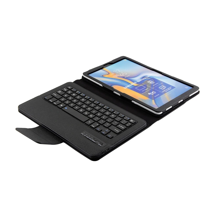 Черный чехол с клавиатурой для Samsung Galaxy Tab A 10 5 2018 модель Sm-T590/T595/T597 тонкий корпус