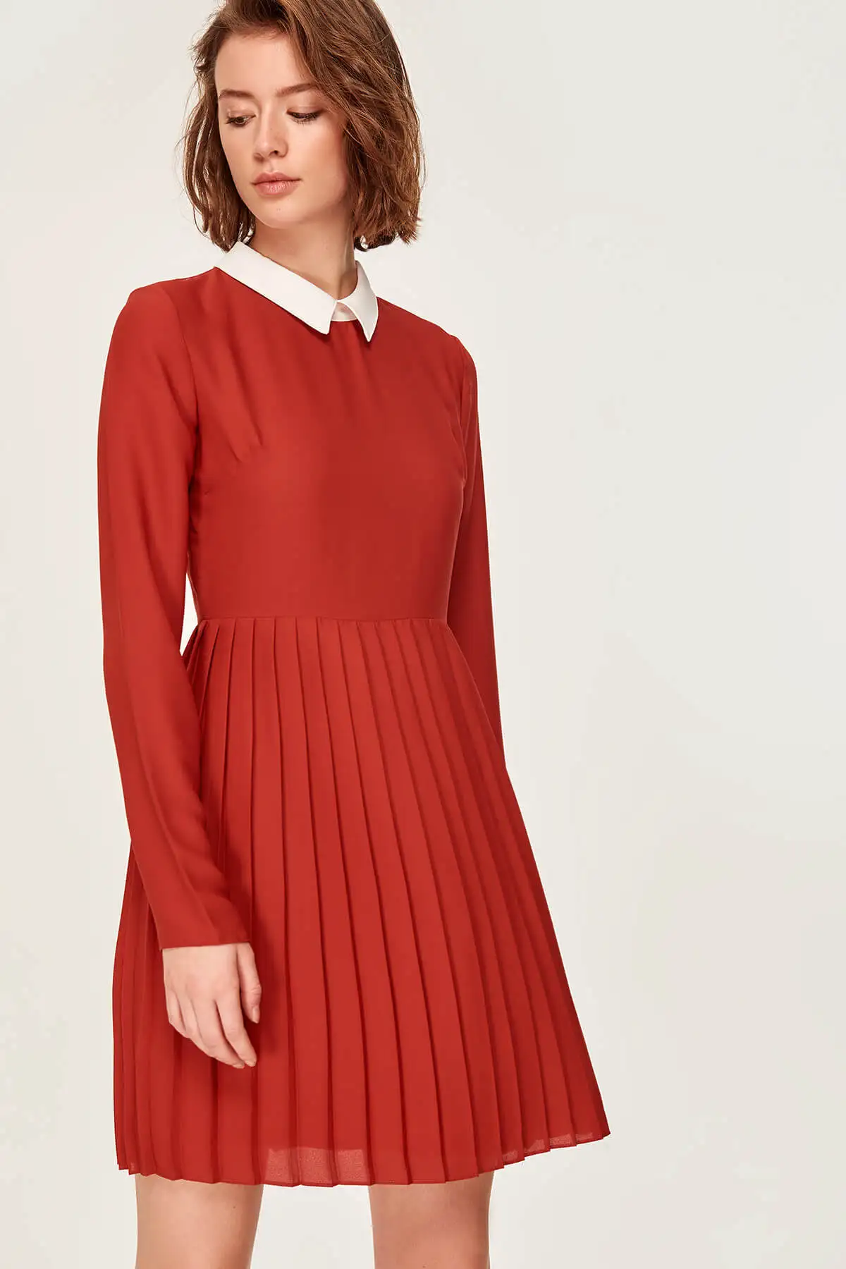 Trendyol платье с рисунком корицы TCLAW19LJ0146|Женские платья| |