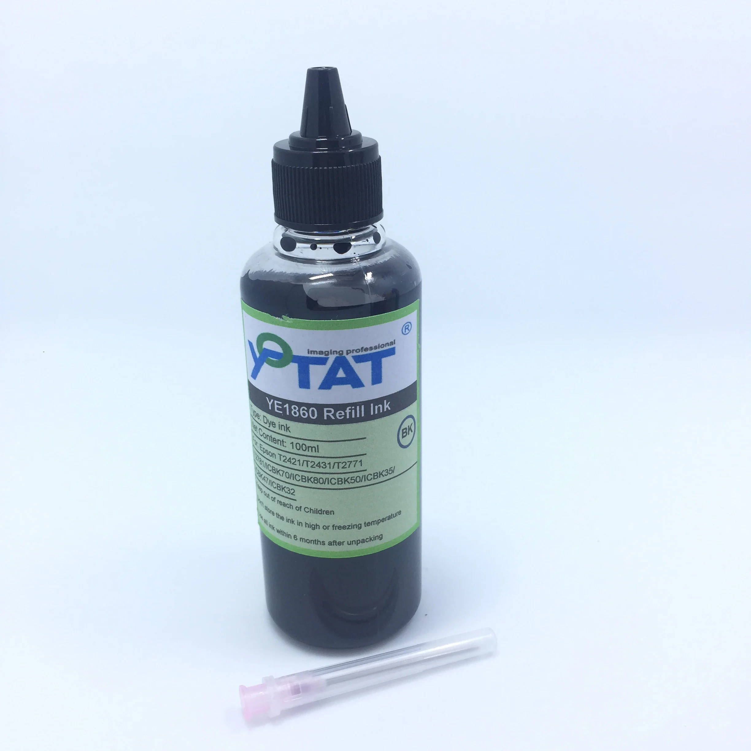 YOTAT 100 мл чернильные краски для Epson T2421 T2431 T2771 T2781 ICBK70 ICBK80 ICBK50 ICBK35 ICBK47 ICBK32 |