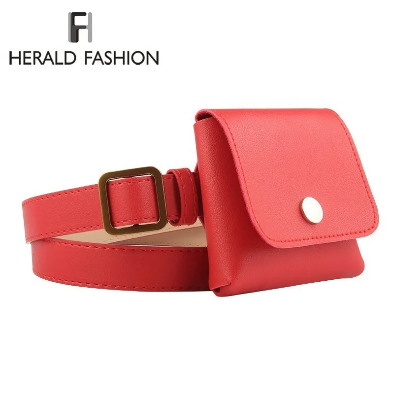 Herald Fashion Женская поясная сумка для телефона брендовые дизайнерские