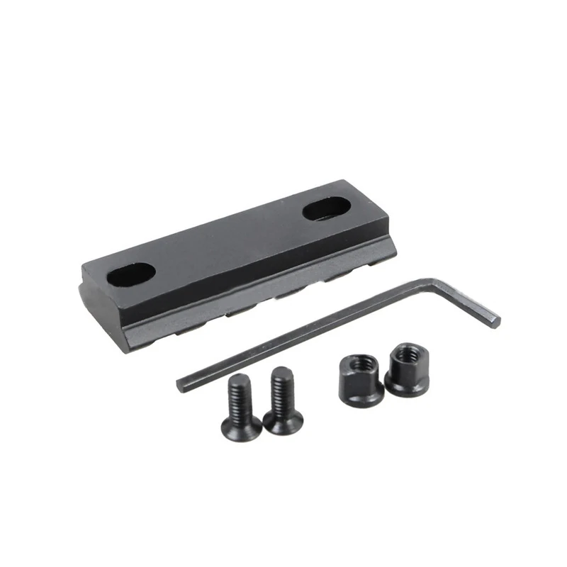 5 слотов из алюминиевого сплава Пикатинни Вивер рейка для KeyMod Handguard Область