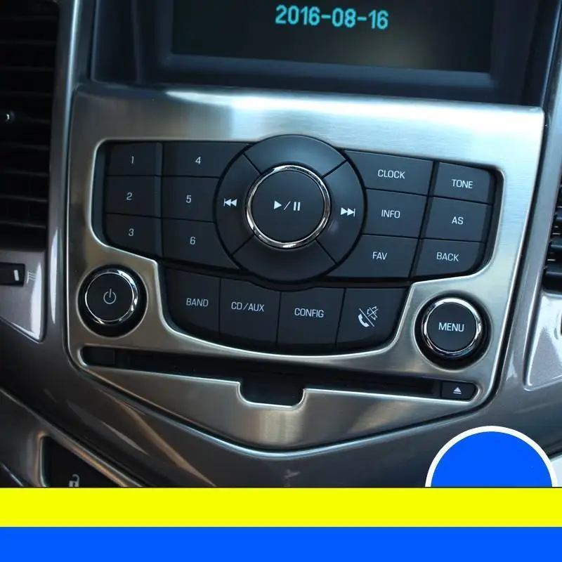 DEL# Auto Modified Control System Interior Fashion Decoration Car Styling Bright Sequins Sticker Strip 15 FOR Chevrolet Cruze | Автомобили