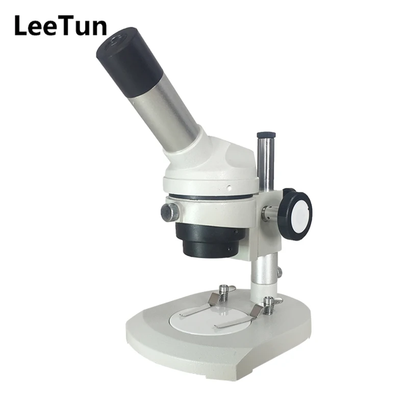 20X or 40X Monocular Dissecting Stereo Microscope with UP-right Image Small Size 2X Objective 360 Degree Rotatable Head | Инструменты