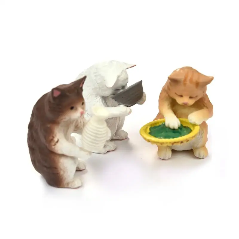 Новое поступление фигурки кошек из смолы украшения для дома аксессуары