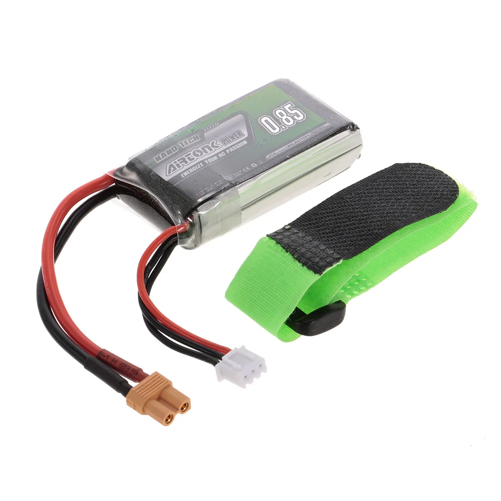 7 4 V 850mAh 30C 2S аккумуляторная батарея Li-Po с штепсельной вилкой XT30 для