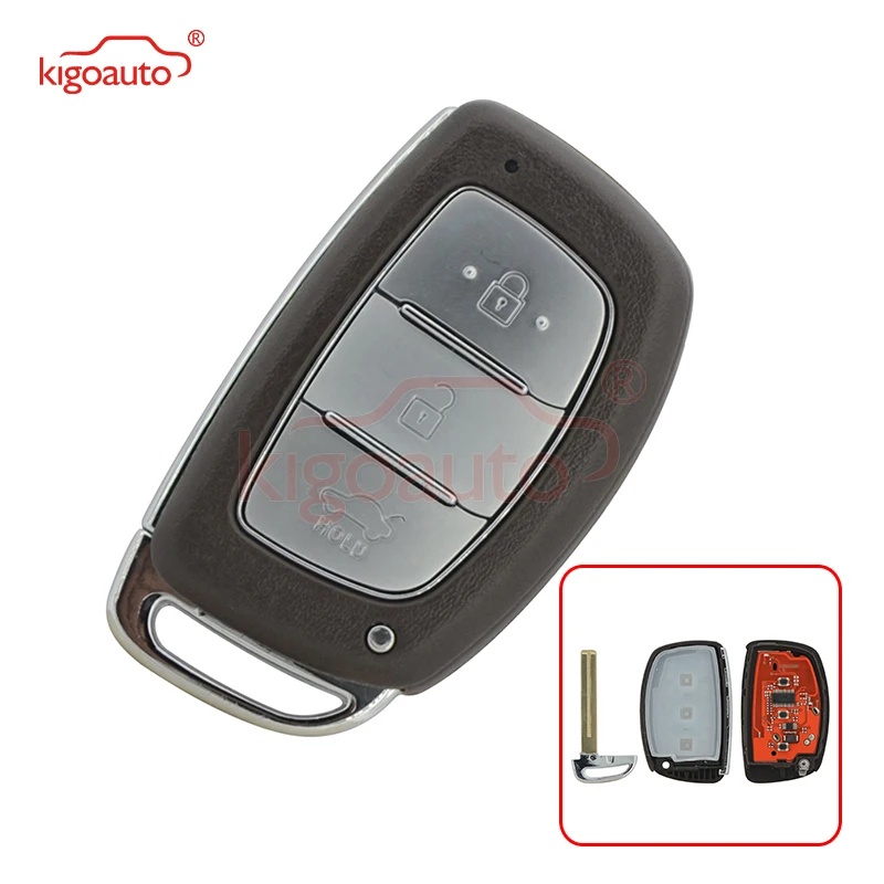 

Kigoauto 3 button 433Mhz ID46-PCF7953 for Hyundai IX35 smart remote car key