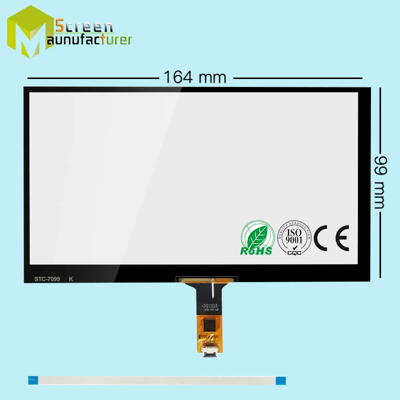

Brand New 7'' Compatible replacement HST 127T17 R10317-V2 For Car navigation GPS DVD Touch screen digitizer 7 inch panel