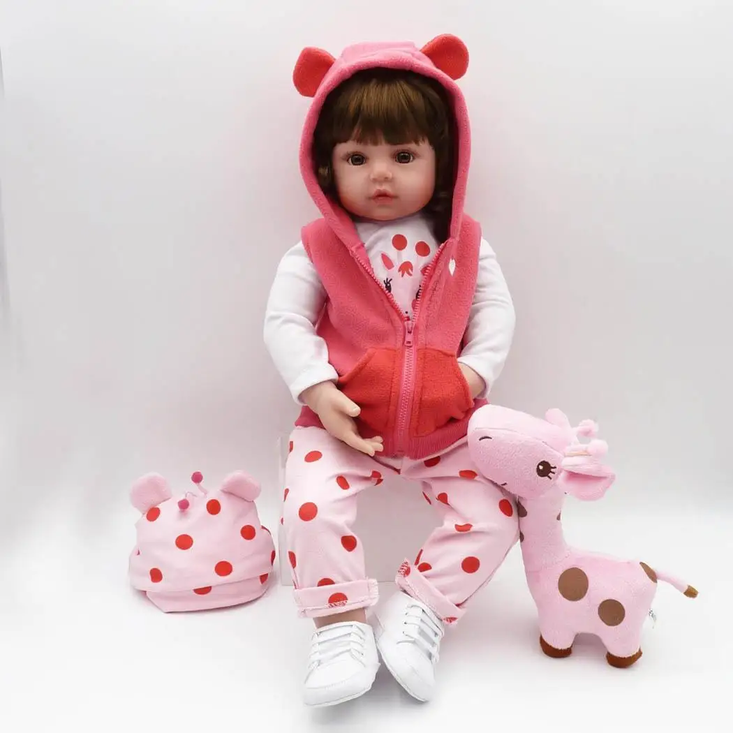 Силиконовая кукла Reborn Baby Реалистичная Boneca настоящая для девочек на день рождения