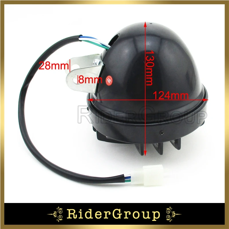 Передняя светодиодная фара 12 В для 50cc 70 90 110cc 125cc 150cc 200cc Quad 4 Wheeler Go Kart вездеход Roketa