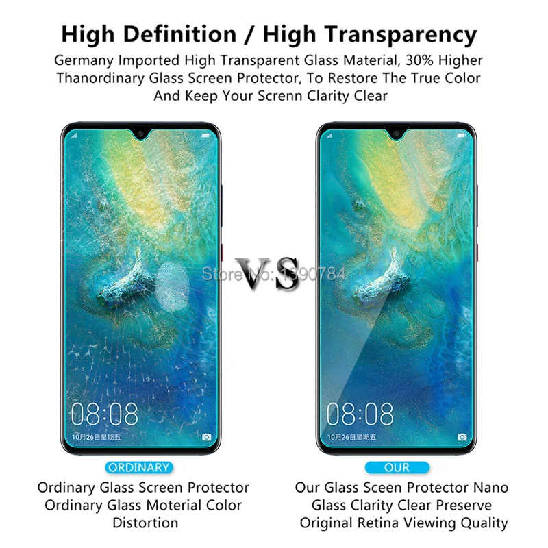 2 шт 2.5D Закаленное стекло для huawei mate 20 6 53 &quotпротектор экрана закаленное защитное