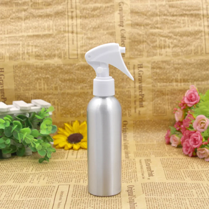 1 шт. Полезная пустой алюминий бутылка серебряная металлическая с тонким