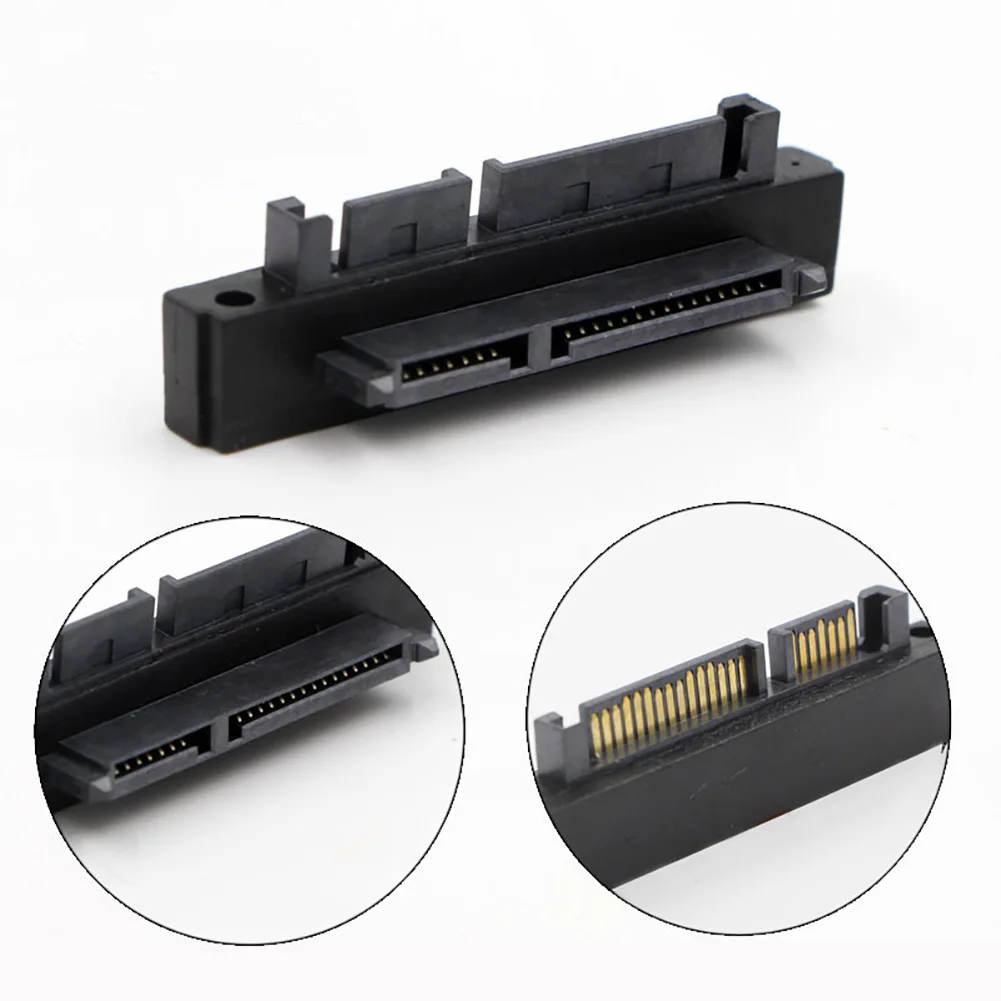 Новое поступление SFF-8482 SAS 22 Pin to 7 + 15 SATA адаптер для жесткого диска под углом 90