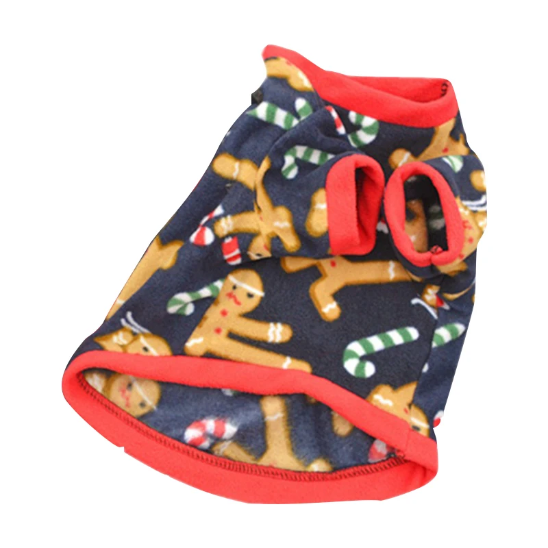 Dog clothes Christmas cold protection warm small medium-size dog pet autumn winter sup | Дом и сад