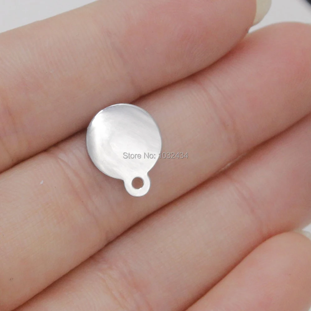 300 Pcs/lot Personality Circle Tag Jewelry Necklace Pendant Accessories Wedding Party Gift | Украшения и аксессуары