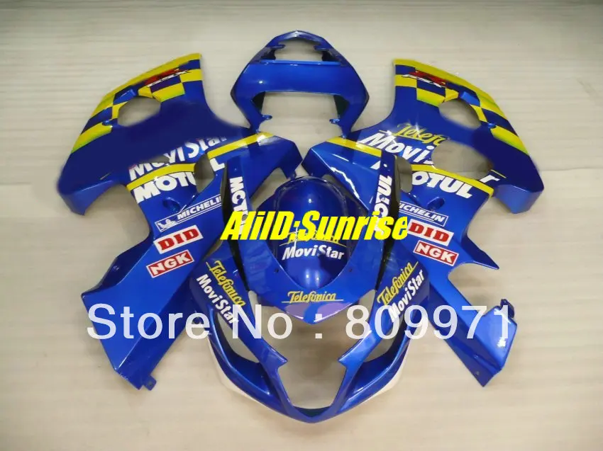 S293 ABS крутая фотосессия для SUZUKI GSXR600 750 K4 04 05 GSXR750 2004 2005 комплект обтекателей