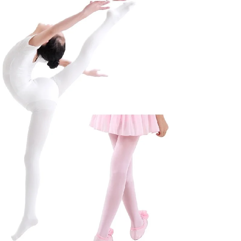 

Girls Kids Ballet Stirrup Dance Skirt Stocking Tights Pantyhose Child Dance Leggings Gymnastics