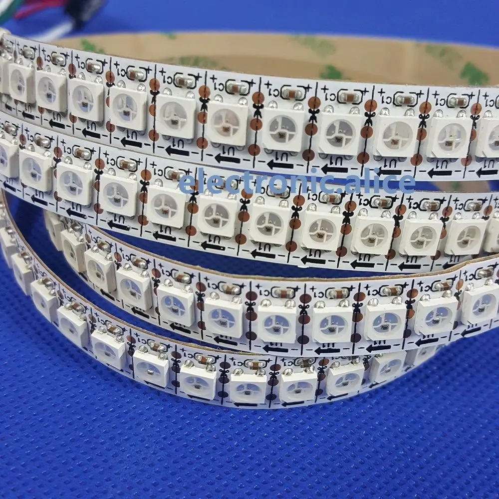 WS2812B 5050 RGB LED Strip 1M 5M 150 300Leds 144LED Individual Addressable DC5V IP20 non-waterproof New | Освещение