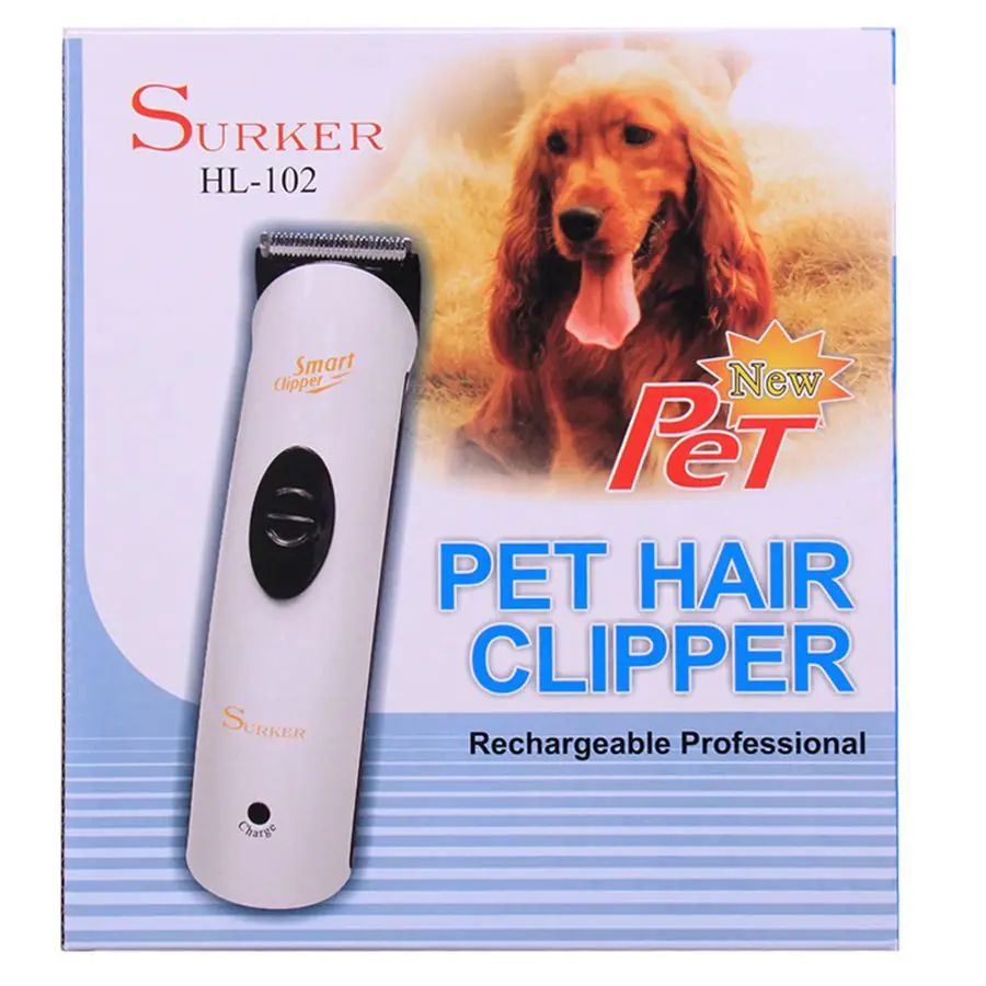 EAS-SUEKER Rechargeable Low-noise Pet Grooming Set Electric Professional Animal Cat Dog Hair Trimmer Clipper Shaver(EU plug) | Бытовая