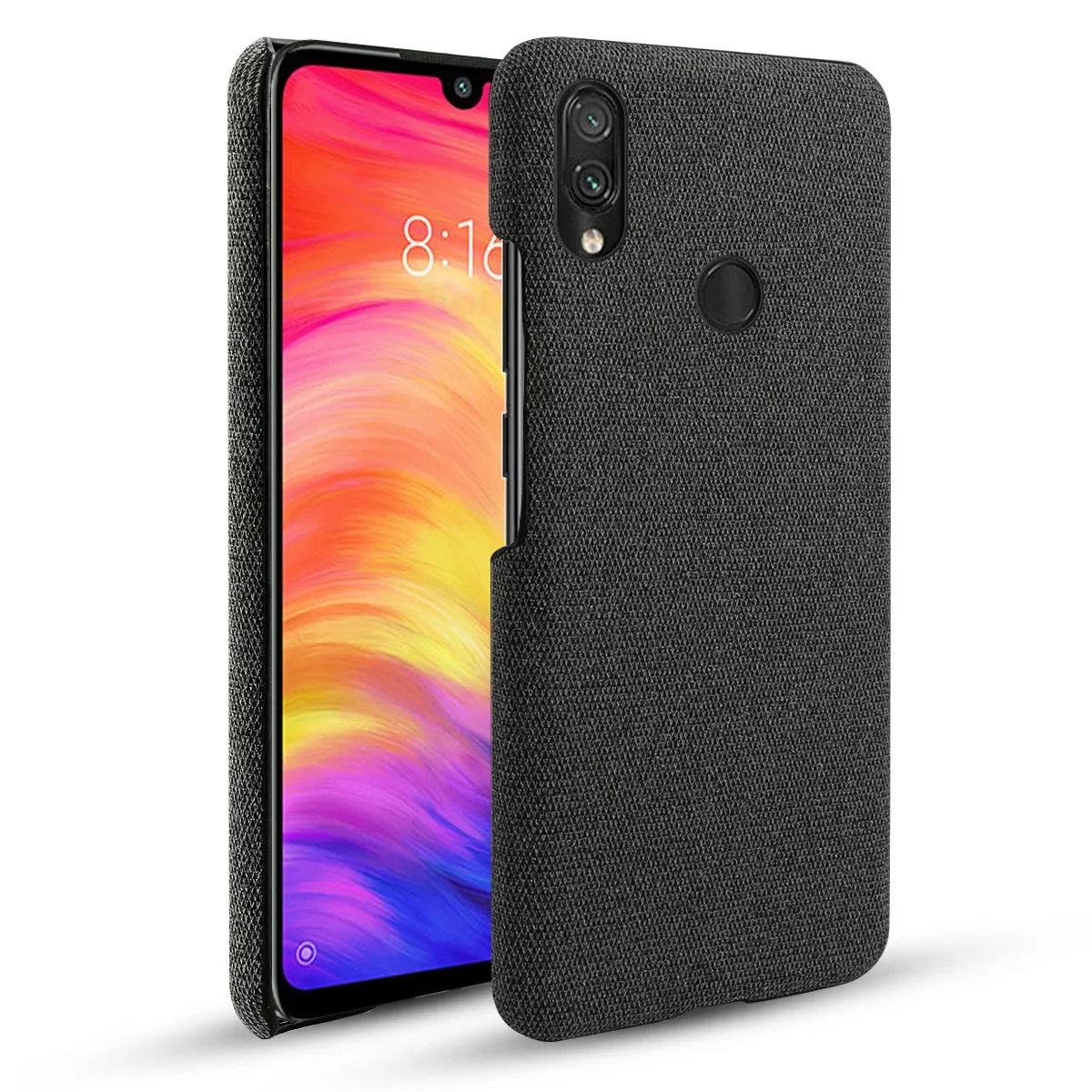 Для Xiao mi Red Note 7 чехол ультра тонкий жесткий PC фетровый тканевый противоударный