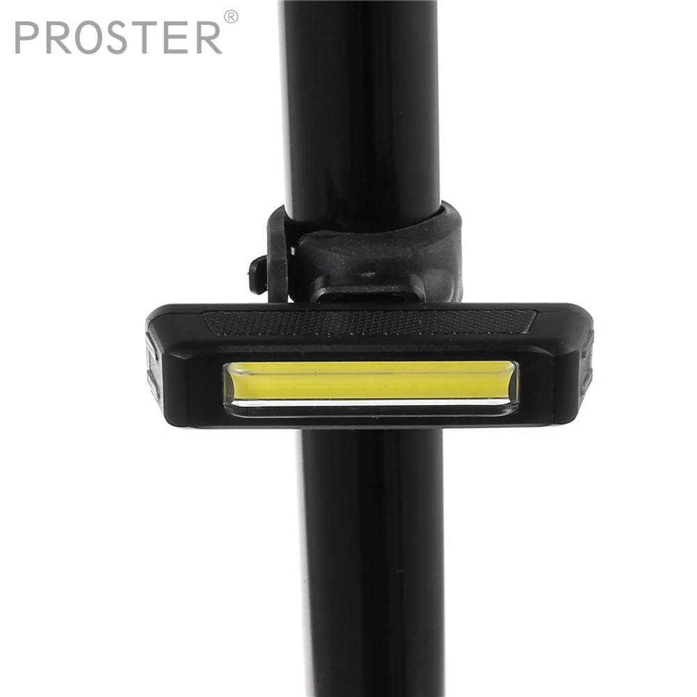 Proster USB Перезаряжаемый велосипедный светодиодный задний фонарь для велосипедной