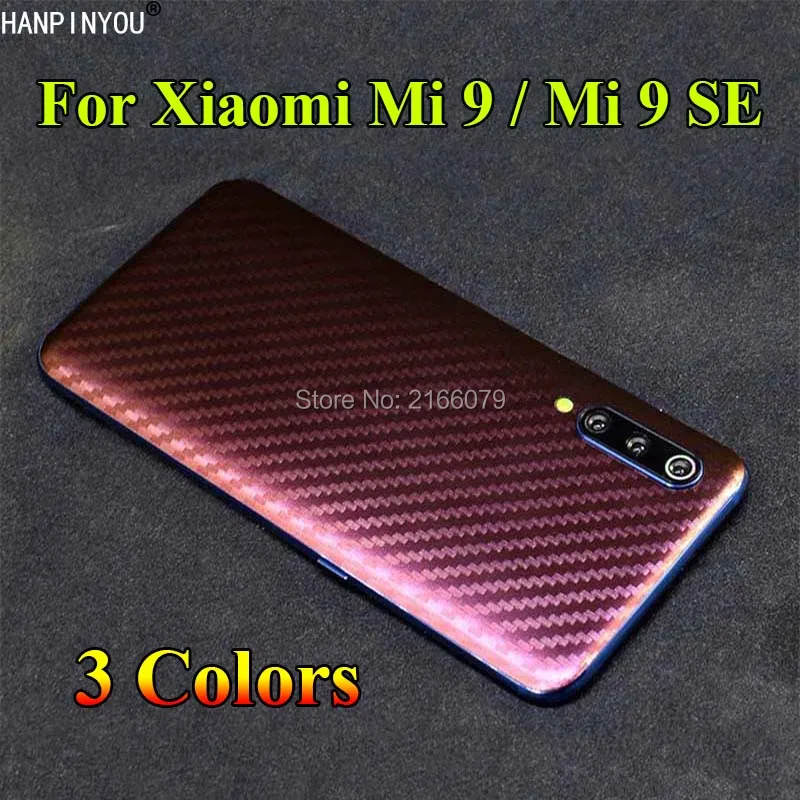 3D Градиент углеродного волокна для Xiaomi Mi 9 6 39 дюйма/Mi9 SE 5 97 дюйма задняя крышка