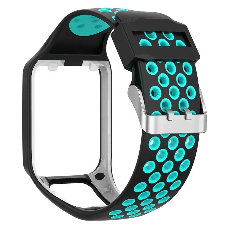 Силиконовый сменный ремешок ALLOYSEED для часов TomTom 2 3 Series Runner Spark GPS спортивный