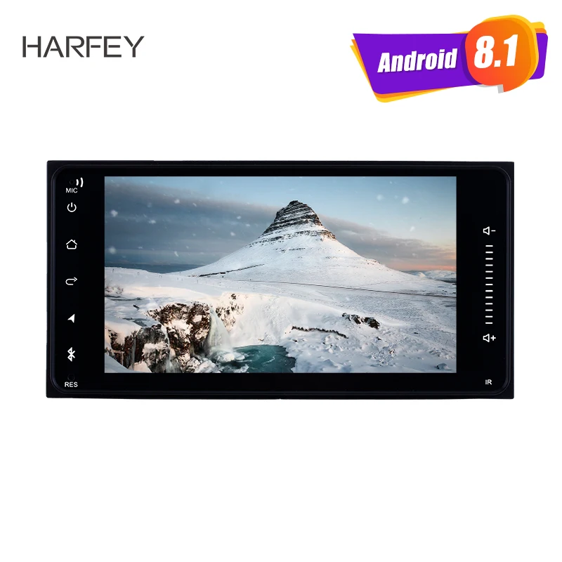 Универсальный Автомобильный плеер Harfey Android 8 1 7 &quotHD 2Din головное устройство для