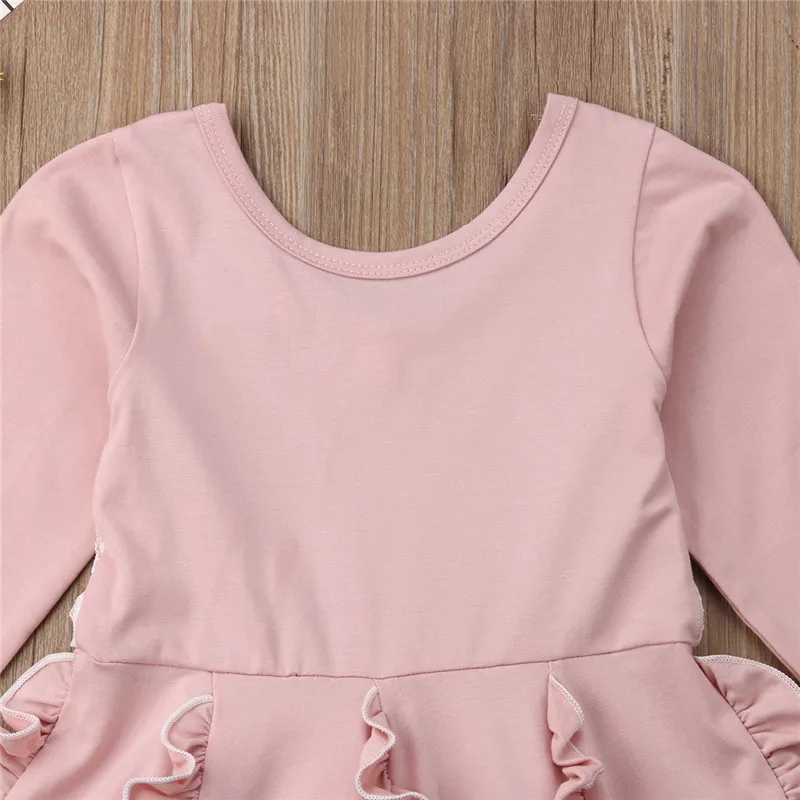 Spring Autumn Toddler Girl Dress Cotton Long Sleeve Lace Floral Kids Princess Dresses for Girls Clothing Infantil | Детская одежда и