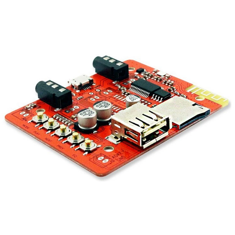 Wireless Bluetooth Audio Receiver Board Car Pc Motorcycle Aux Lossless Stereo Module Amplifier Headset Usb Adapter | Электроника