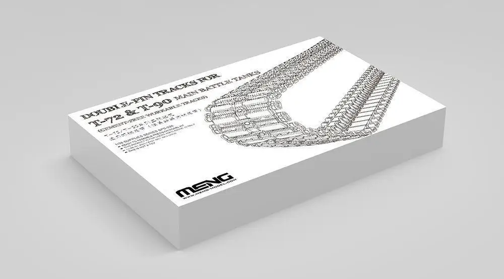 Meng МОДЕЛЬ 1/35 SPS-030 двойные штырьковые треки для T72 &amp T-90 | Игрушки и хобби