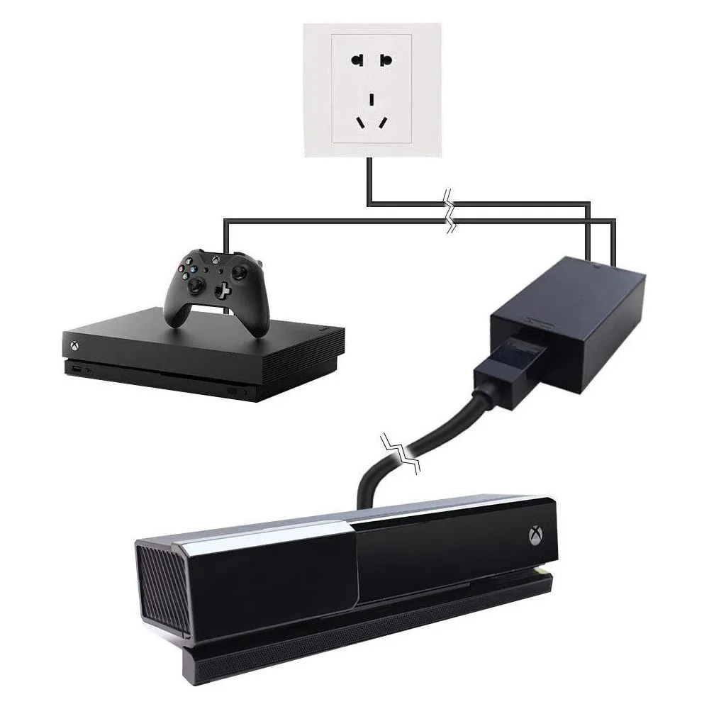 Адаптер питания OSTENT US Type Plug AC для Xbox One S/X/PC Kinect Sensor|Источники питания| |