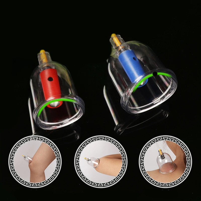 1 компл.. шт. * 12 массаж Вакуумные Банки Набор толще Магнитный аспиратор банки для