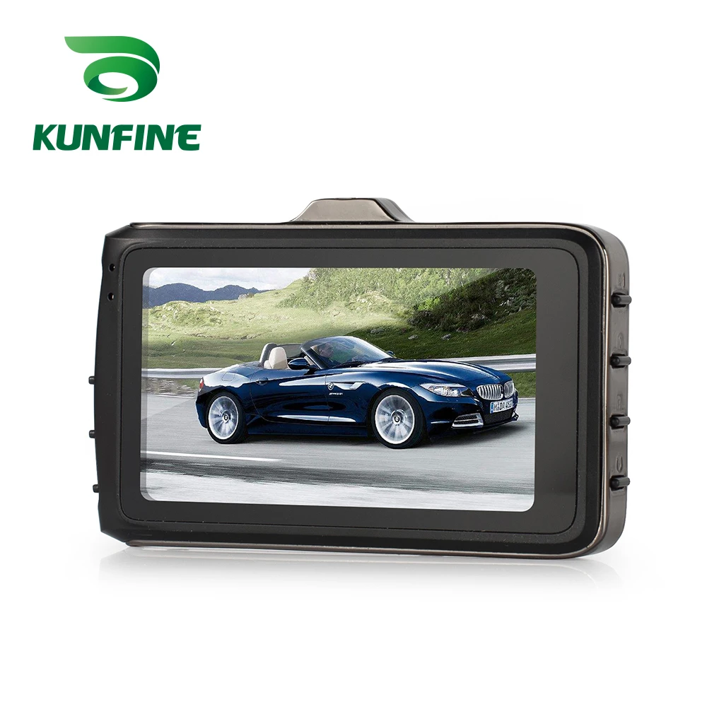 KUNFINE 3 &quot1080P запись видеорегистратор Автомобильный Камера заднего вида две