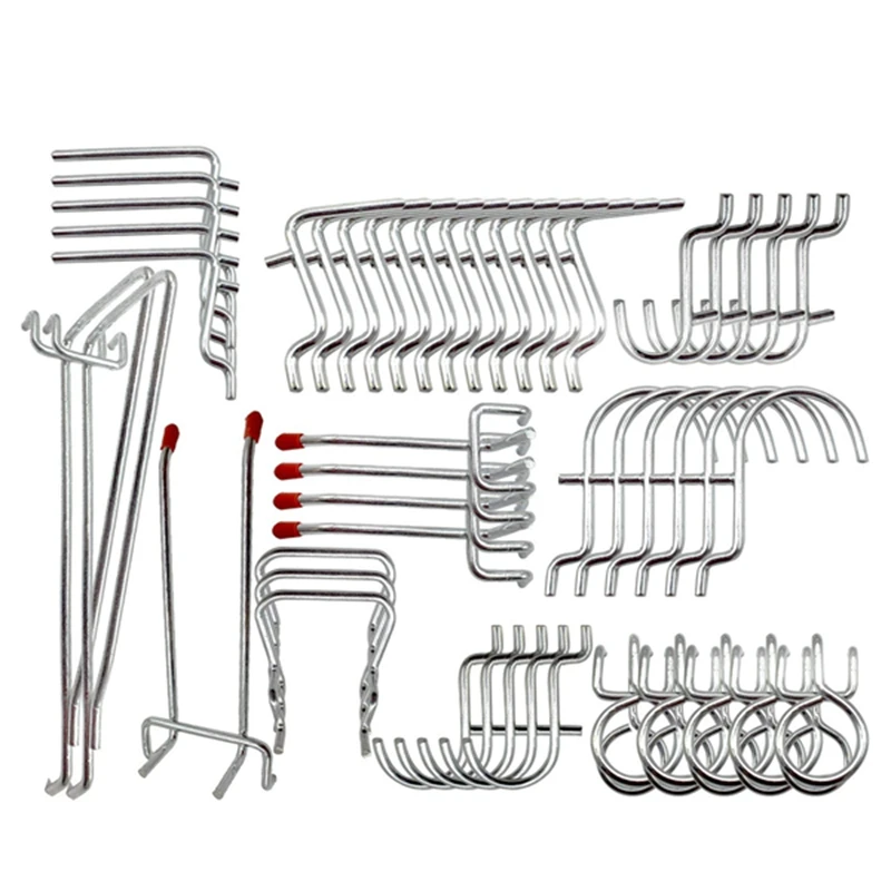Pegboard Крючки ассортимент-102 шт Peg Hook организация | Дом и сад