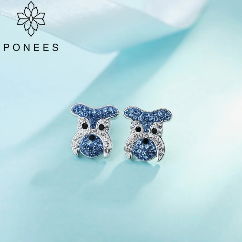PONEES 2019 новые модные украшения в виде животных с кристаллами | Украшения и
