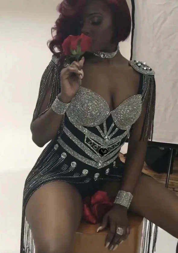 High Quality Bright Sexy Party Club Dj Tassels Body | Женская одежда