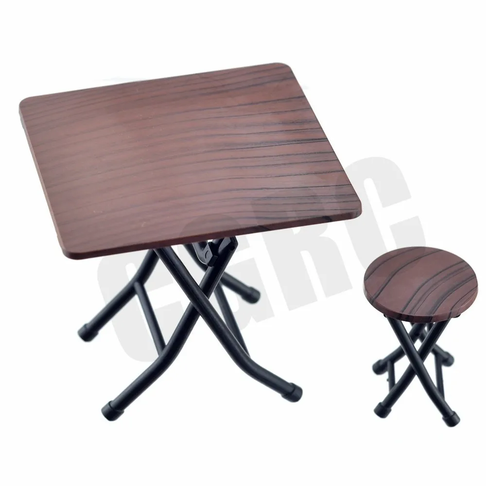 Мини покер колы бутылка складной стол стул Кукольный домик для 1/10 RC Гусеничный