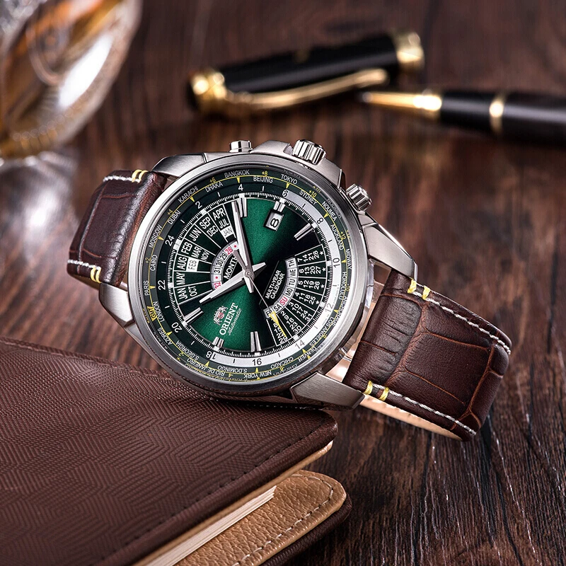100% Оригинальные Orient Мужские часы Мода автоматические механические английский
