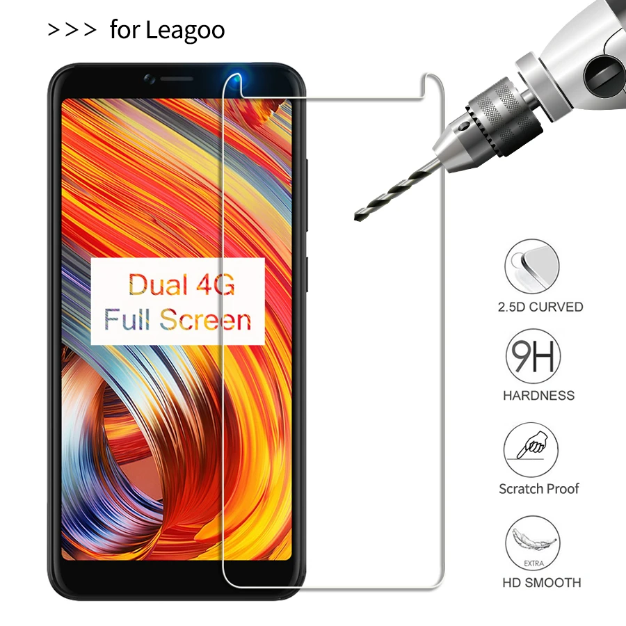 Закаленное стекло для Leagoo M13 M8 Защитная пленка экрана чехол на T8S Xrover C S8Pro M5 T5C S9 Pro