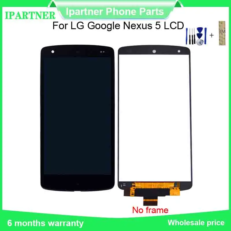 Для LG для Google Nexus 5 D820 D821 ЖК дисплей кодирующий преобразователь сенсорного экрана