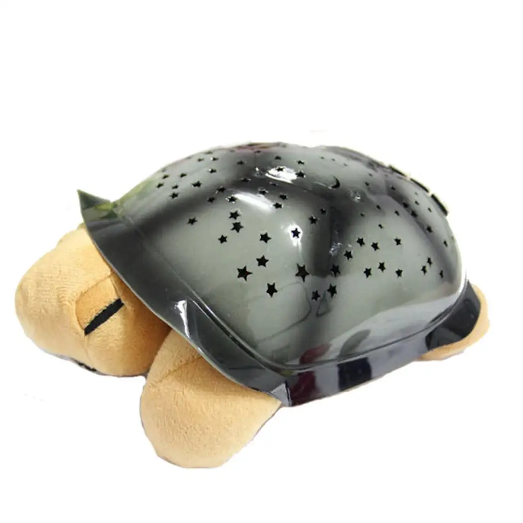 Светодиодный детский проектор лампа музыкальное небо свет форма черепаха ночник