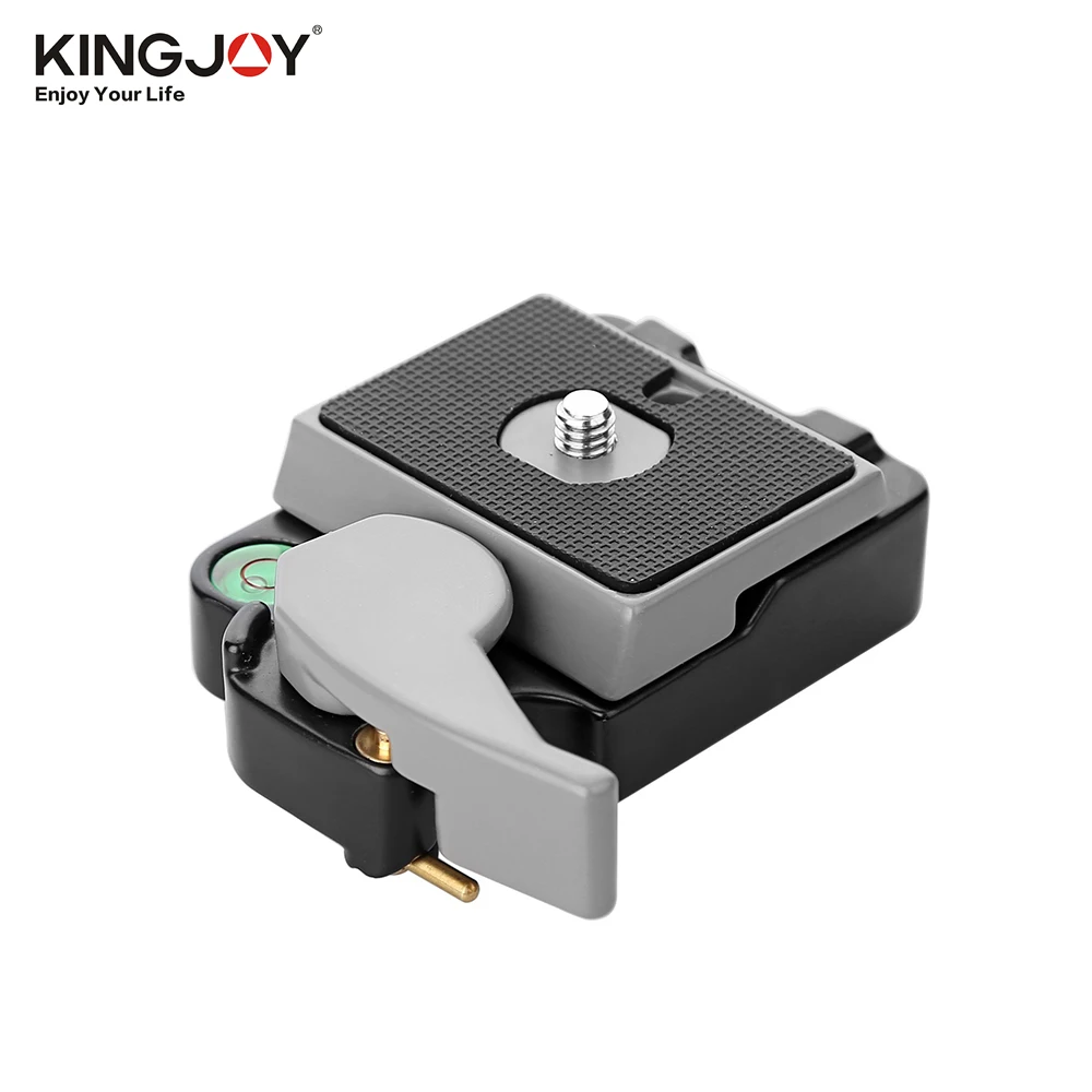Быстросъемный кронштейн KINGJOY с быстроразъемной QR-пластиной пузырьковый уровень