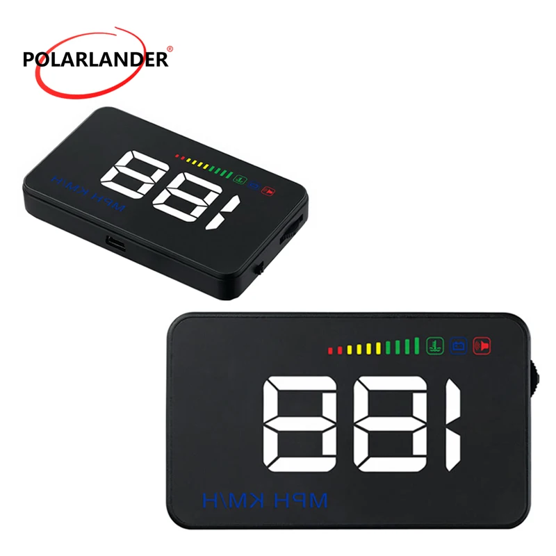 Дисплей A500 HUD диагональю 3 5 дюйма с поддержкой OBD2/ EUOBD | Автомобили и мотоциклы