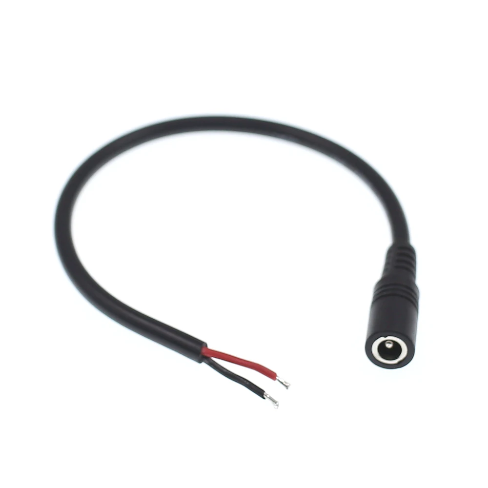 18AWG DC кабель 5 5x2 мм Женский 5*2 1 зарядный шнур 0 25 м/0 м/1 м | Компьютеры и офис