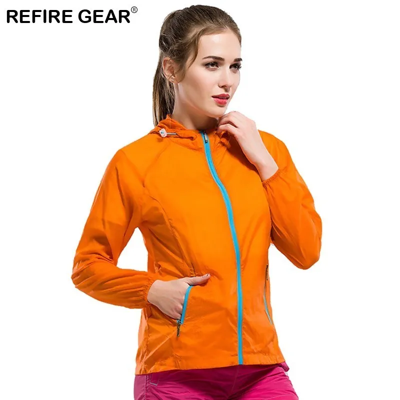 Refire Gear Summer Quick Dry Skin Jackets Men's Women's Outdoor Sports Breathable Ultralight Hiking Fishing Camping Coats Men | Спорт и